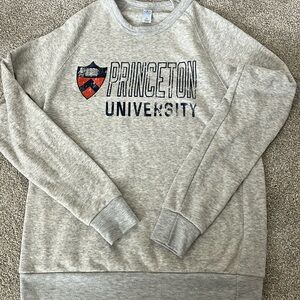 Princeton University crew neck cotton sweatshirt
